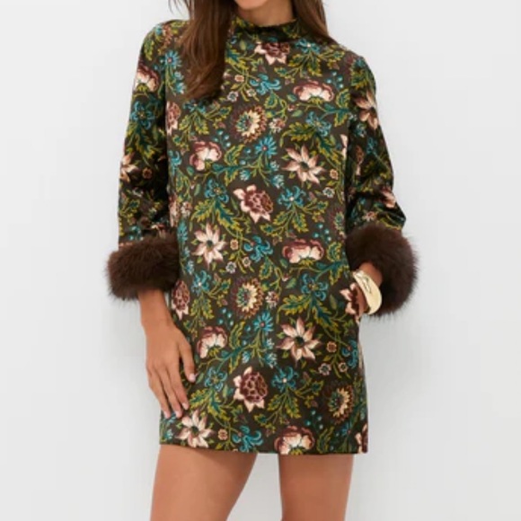 Tuckernuck Hazel Moonflower Velvet Mod Ellie Dress - Picture 6 of 14